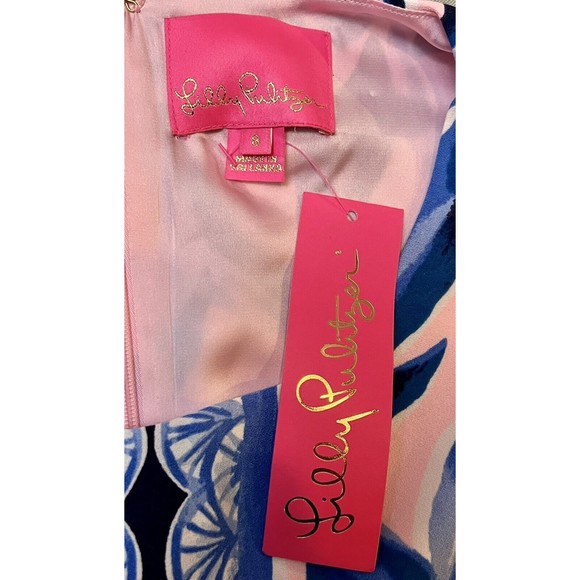 Lilly Pulitzer Sz 8 Donna Romper Pink Tropics Tint #001558 New w/Tags MSRP $178 - Picture 10 of 13